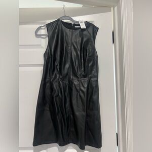 New Abercrombie leather dress size Medium